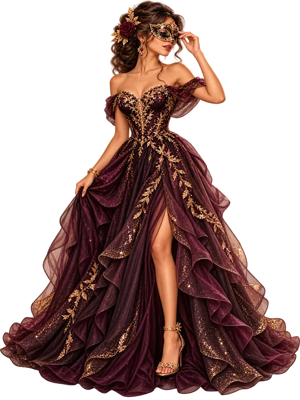 Vestido elegante para ellas